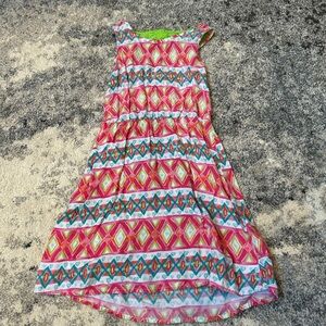 Colorful Geometric Pattern summer Dress size 5/6